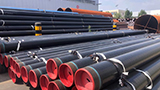 What material is used for the anti-corrosion of steel pipes