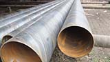 The reason for the wrong side of the spiral steel pipe