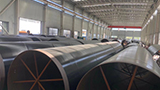 Measures to avoid warping of 3PE anti-corrosion layer pipe ends