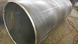 Quality inspection method of spiral steel pipe