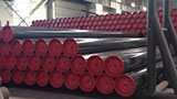 Pre-welding and welding of straight seam steel pipe