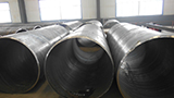 D500 spiral welded steel pipe, spiral steel pipe engineering project, welded steel pipe application
